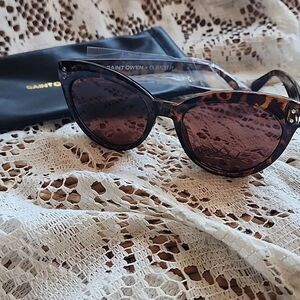 Saint Owen Curateur Tortoise Shell Sunglasses NWOT